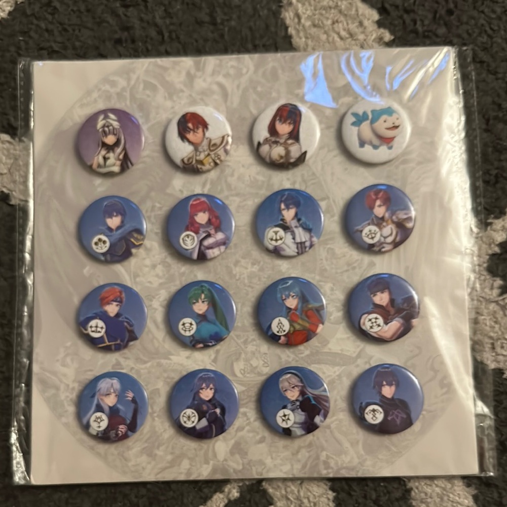 Fire Emblem Engage-Character Button Set